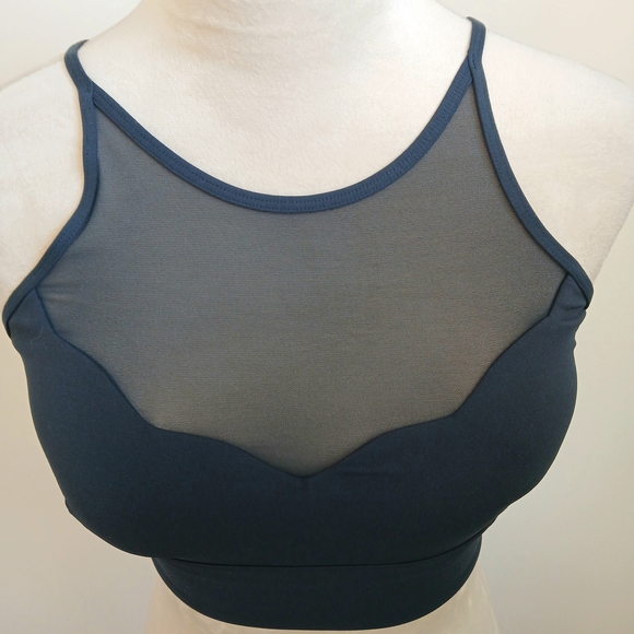 NWOT - Lululemon Athletica - Adore Your Core - Navy - Mesh Sports Bra - Size 4 - Picture 9 of 11